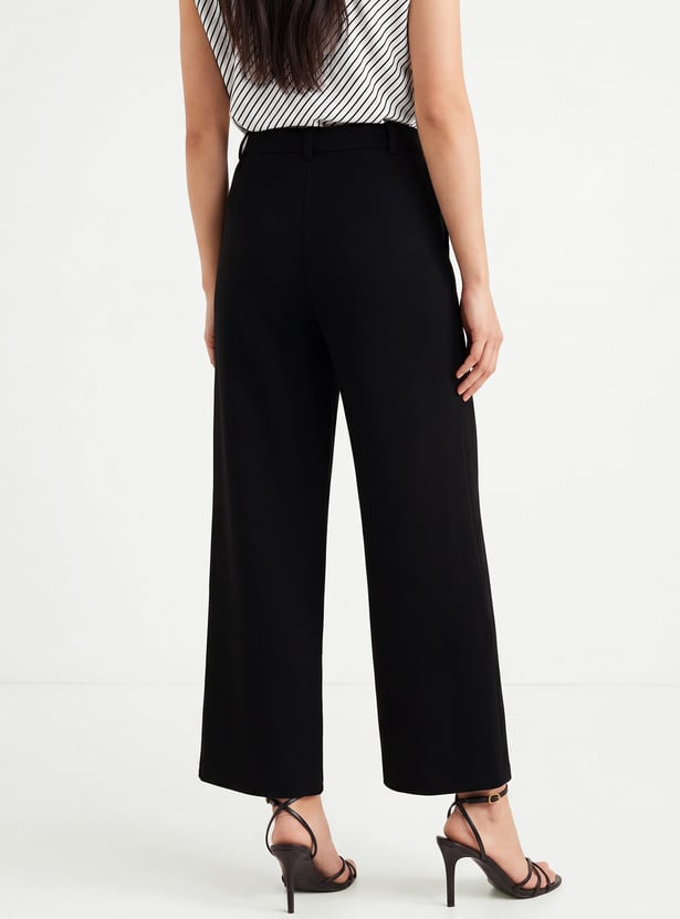Women Solid Trousers