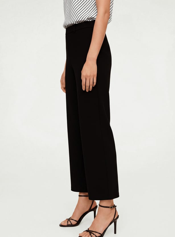 Women Solid Trousers