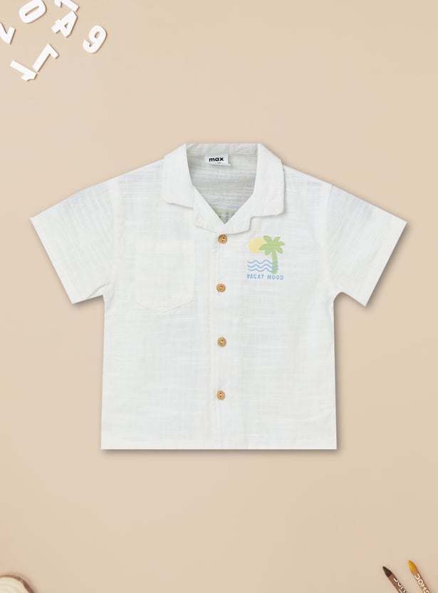Boys Printed Resort Shirt