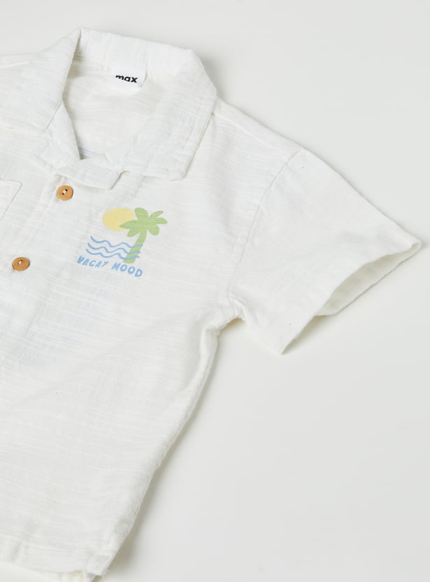 Boys Printed Resort Shirt