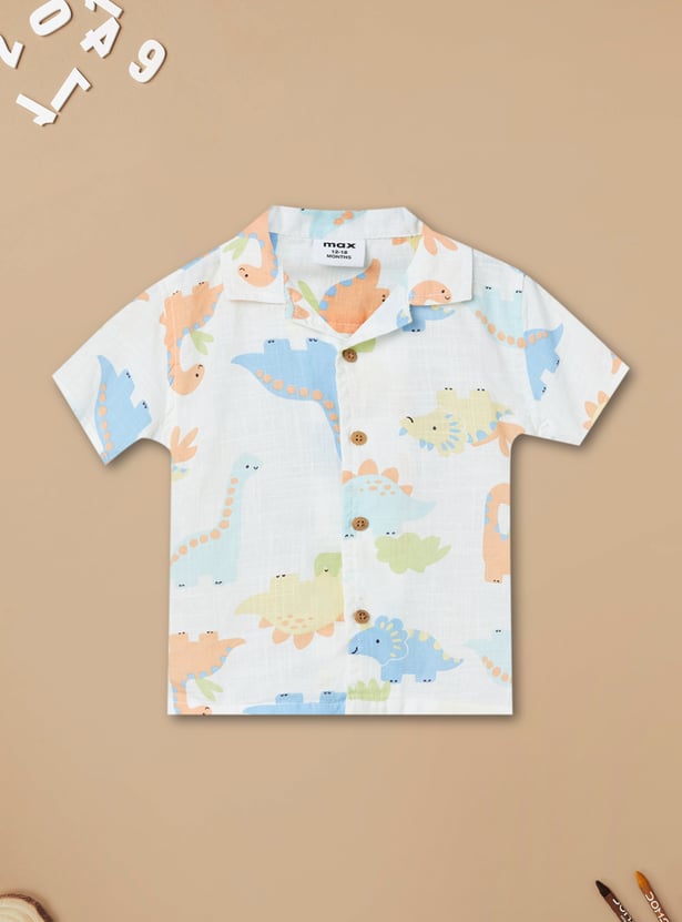Boys Printed Shorts Set