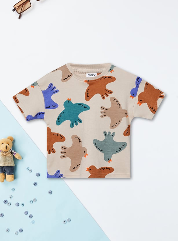 Boys Printed T-shirt and Shorts Set