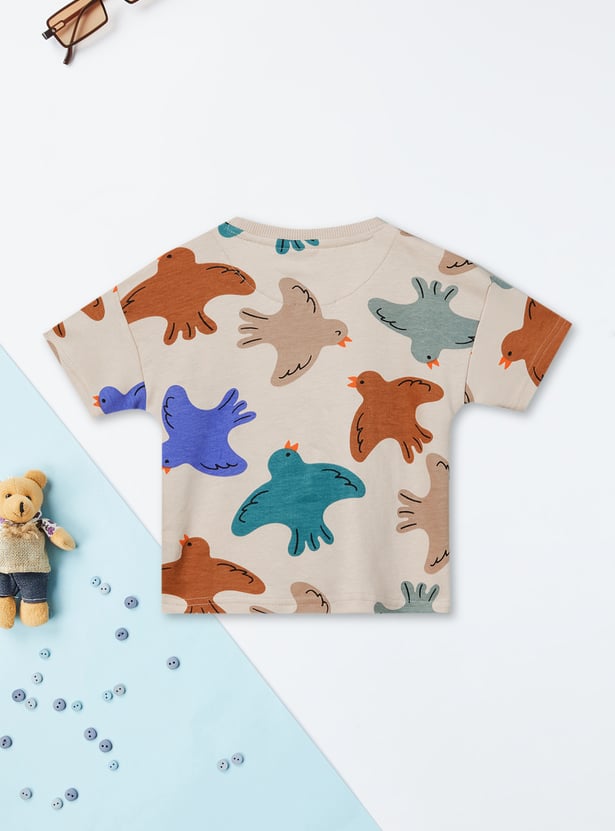 Boys Printed T-shirt and Shorts Set