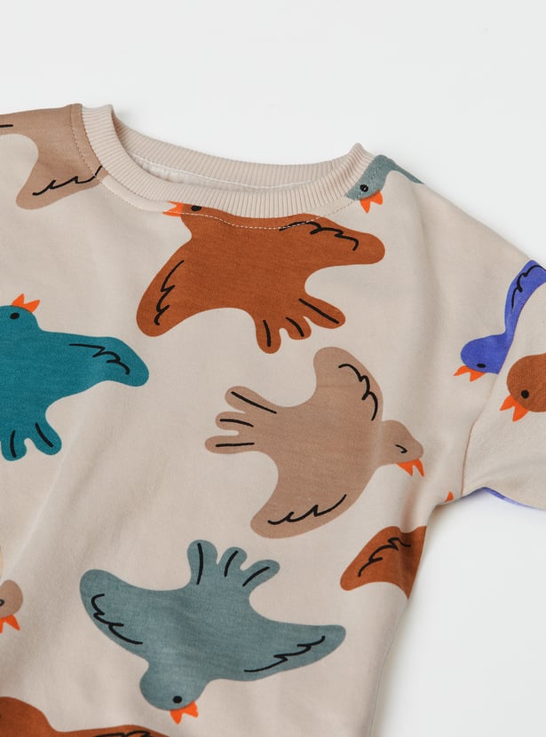 Boys Printed T-shirt and Shorts Set