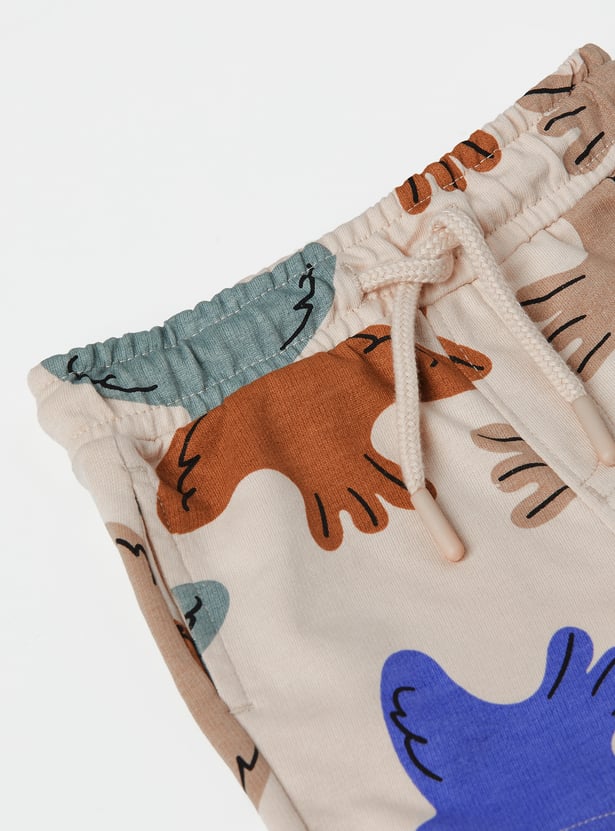 Boys Printed T-shirt and Shorts Set