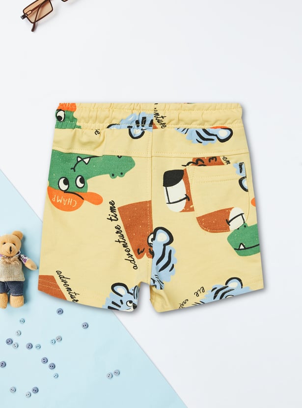 Boys Printed Shorts Set