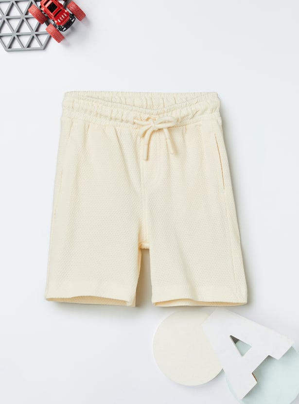 Boys Embroidered T-shirt with Shorts Set