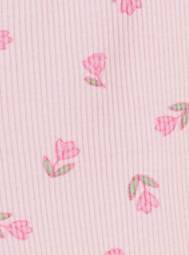 Girls Printed Leggings - Pack of 2