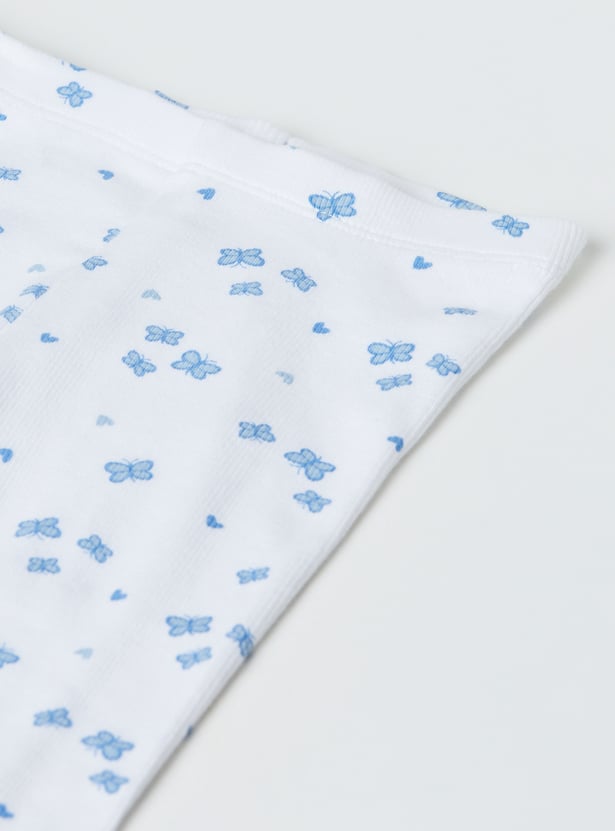 Girls Printed Leggings - Pack of 2