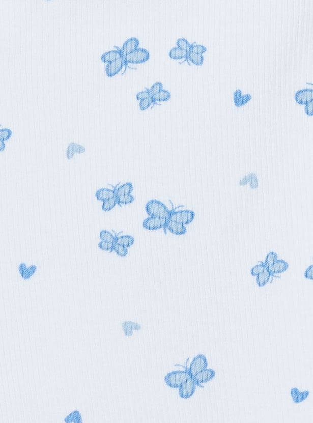 Girls Printed Leggings - Pack of 2