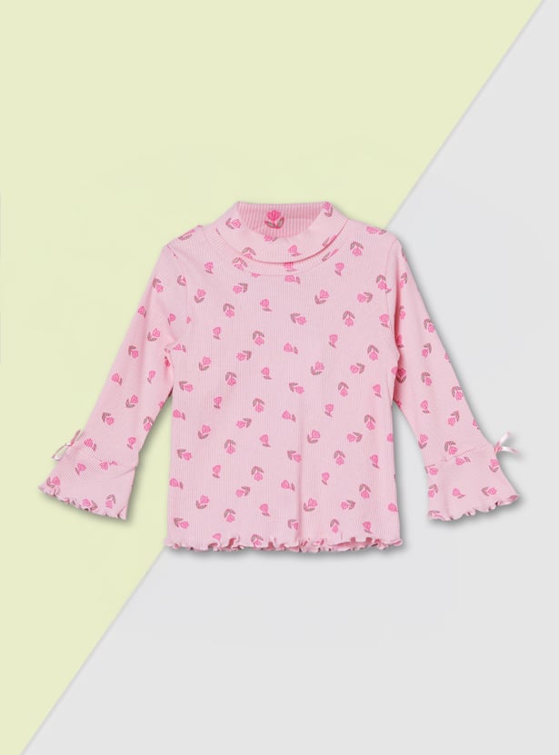 Girls Printed Tops - Pack of 2