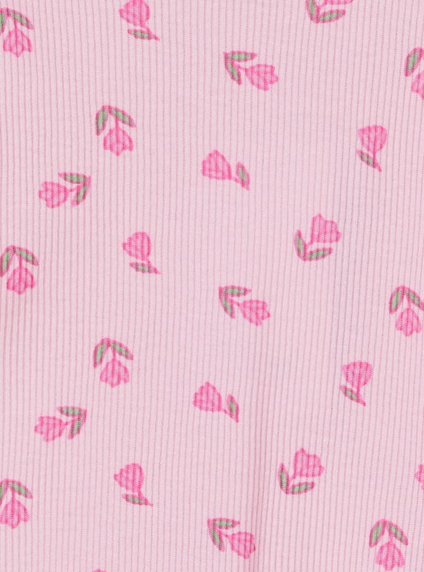 Girls Printed Tops - Pack of 2