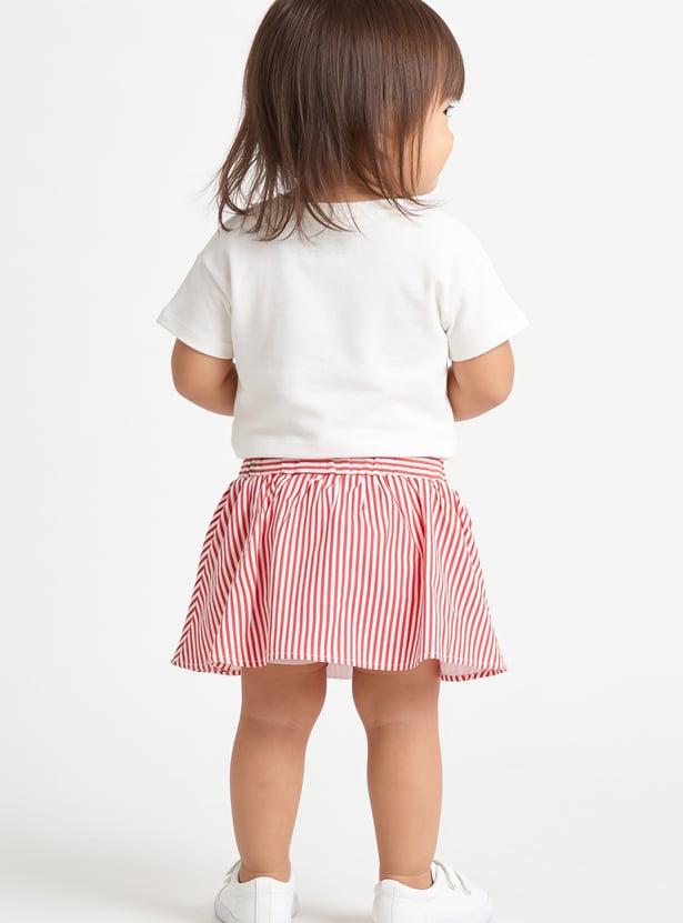 Girls Minnie Mouse Skirt Set