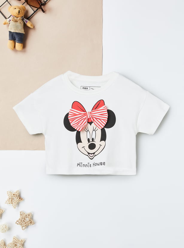 Girls Minnie Mouse Skirt Set