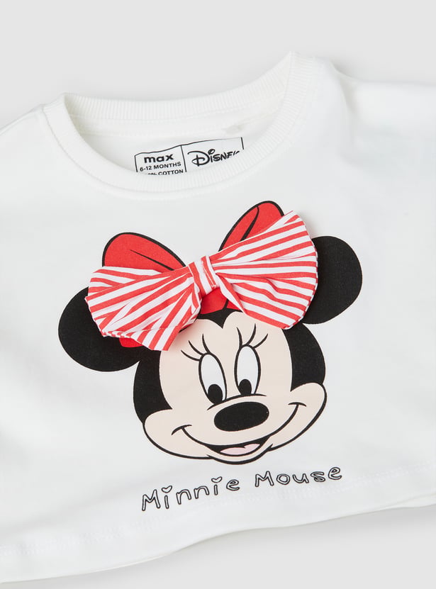Girls Minnie Mouse Skirt Set