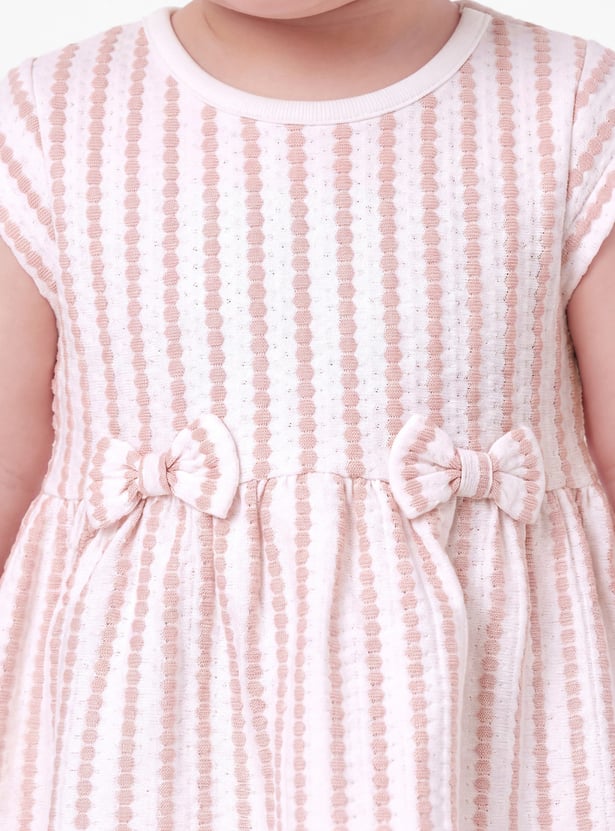 Girls Textured Shorts Set