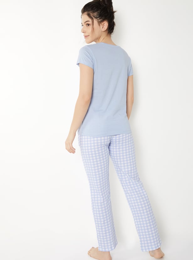 Women Printed PJ Set