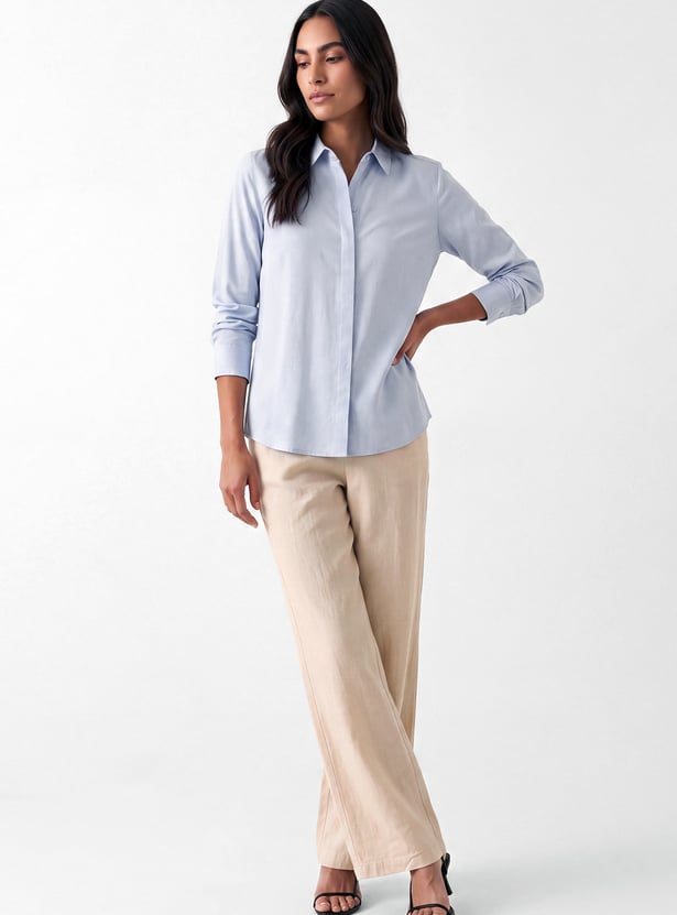 Women Solid Shirt