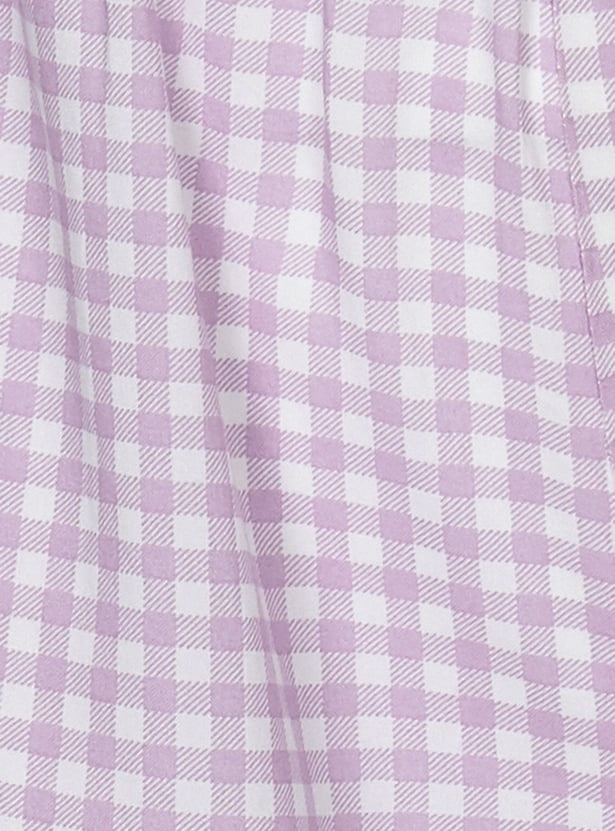 Women Checked Shorts