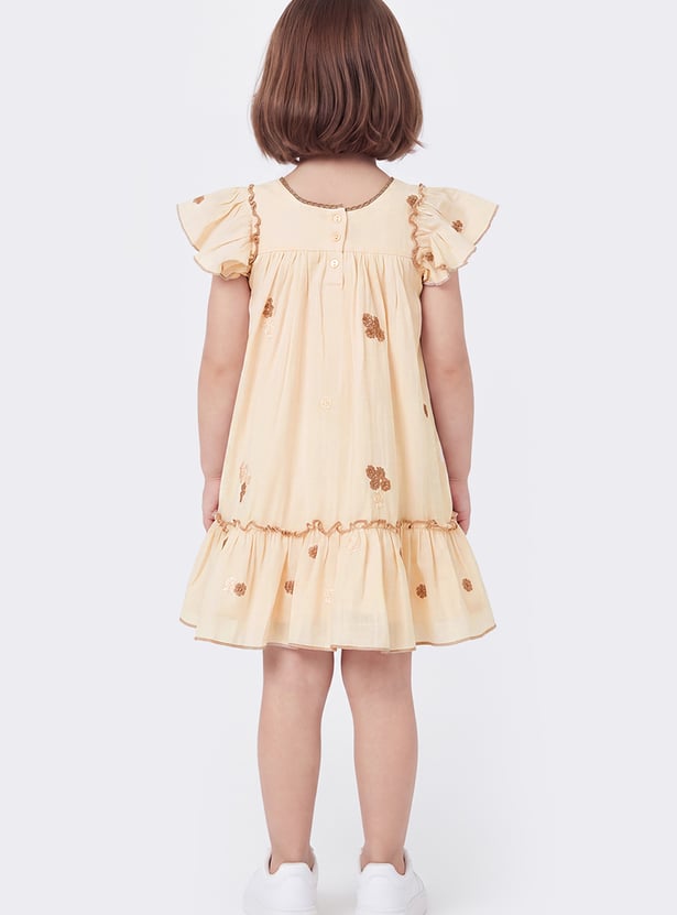 Girls Embroidered Dress