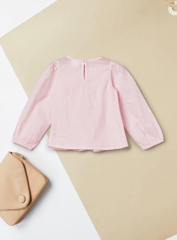 Girls Embroidered Top
