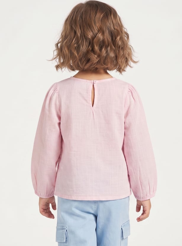 Girls Embroidered Top