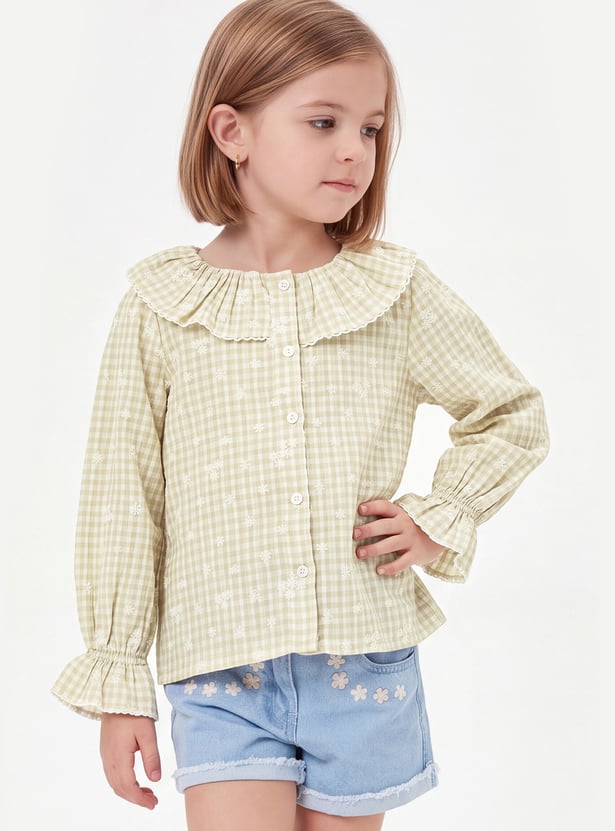 Girls Embroidered Top