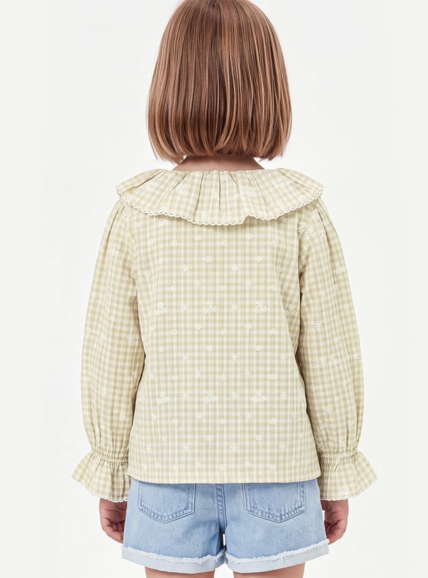 Girls Embroidered Top