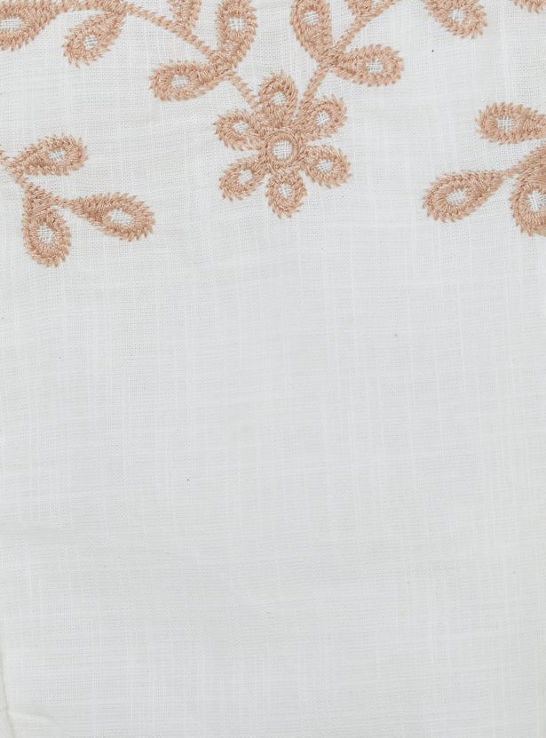 Girls Embroidered Trousers Set