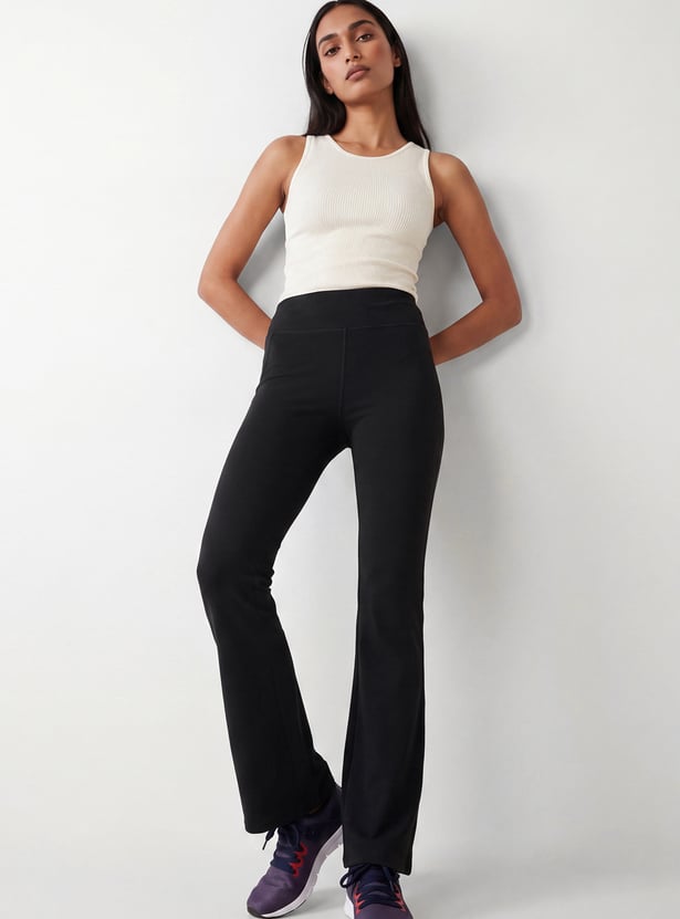 Women Flared Athleisure Tights
