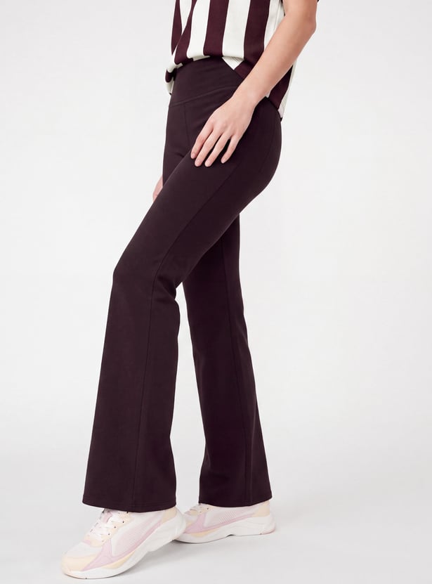Women Flared Athleisure Tights