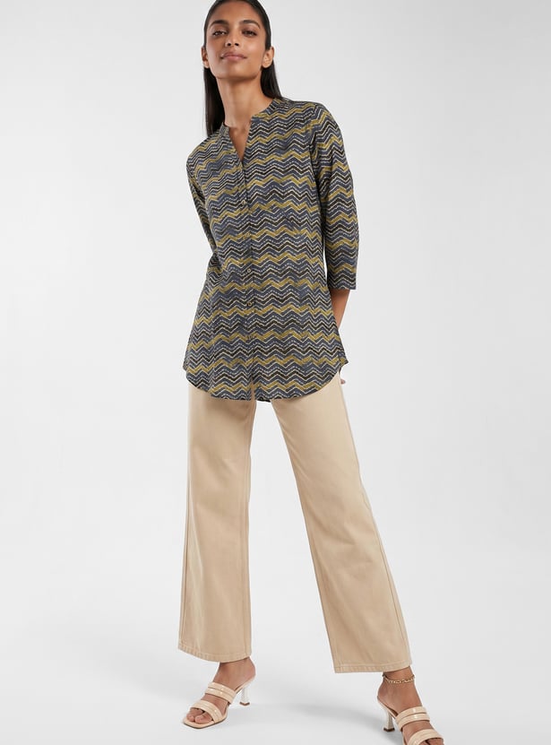 Women Printed Straight Kurti