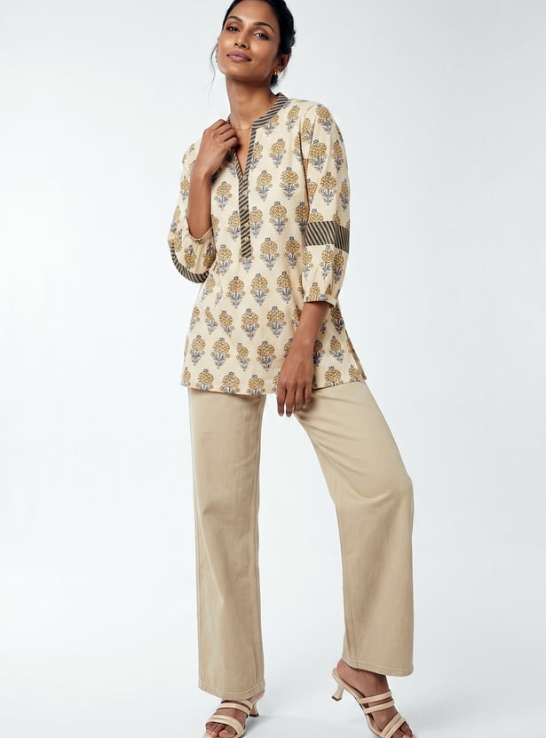 Women Printed Straight Kurti
