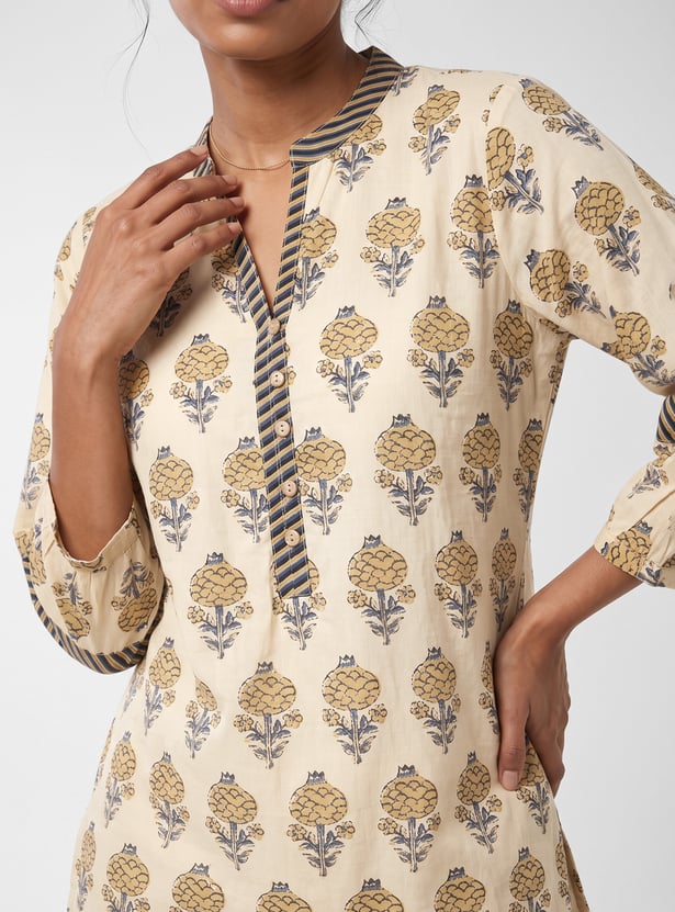 Women Printed Straight Kurti