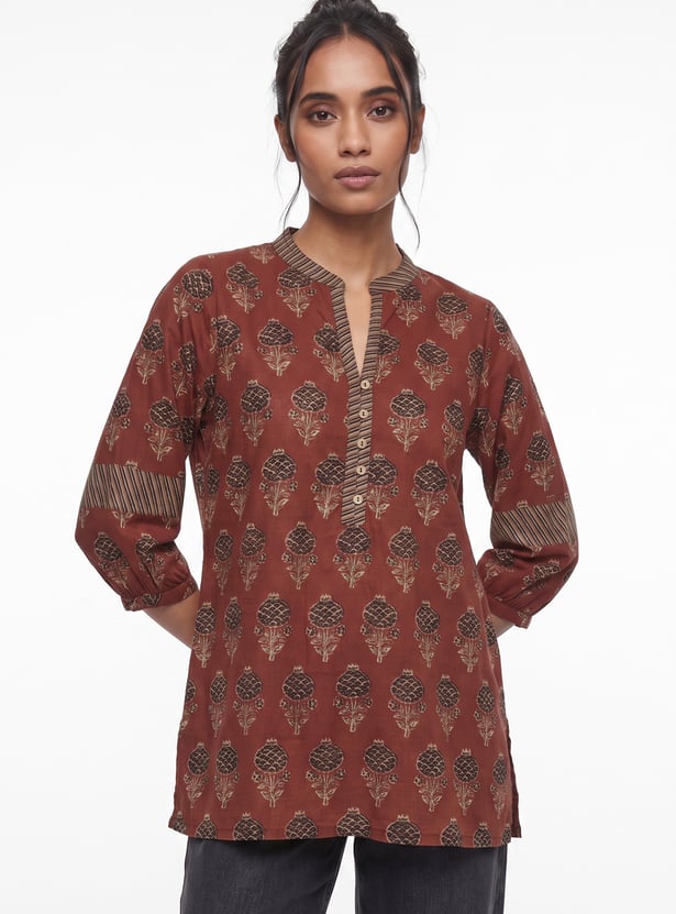 Women Printed Straight Kurti