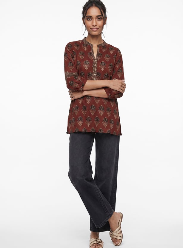 Women Printed Straight Kurti