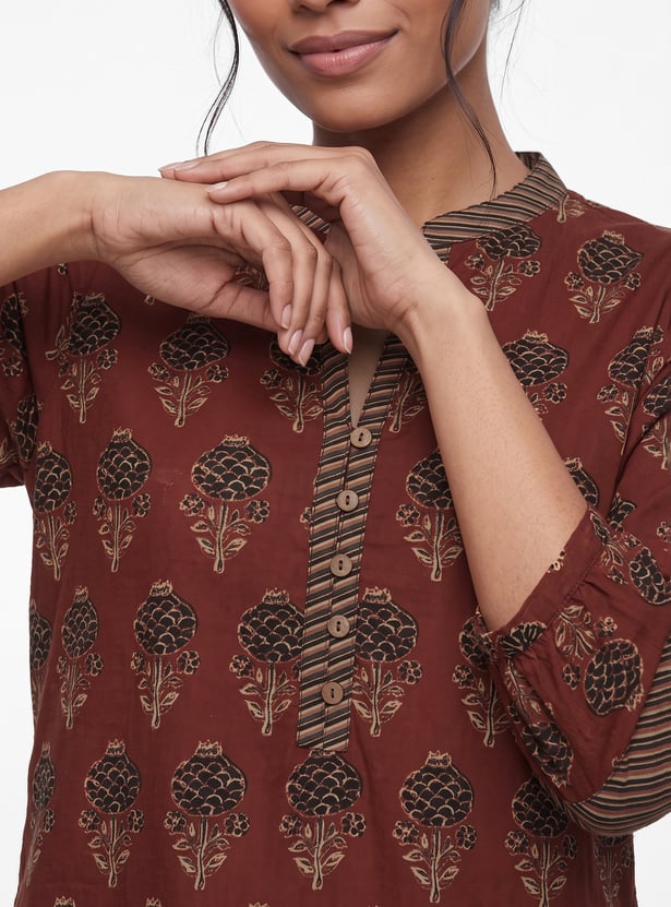 Women Printed Straight Kurti