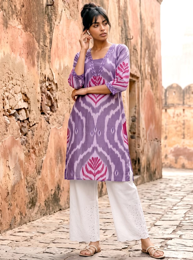 Women Printed Straight Kurta