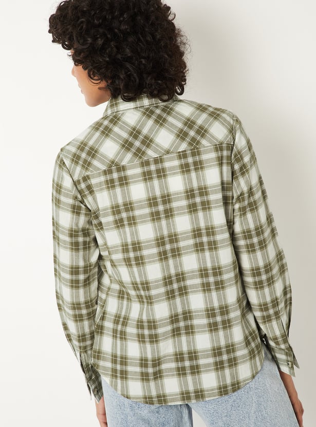 Women Checked Shirt