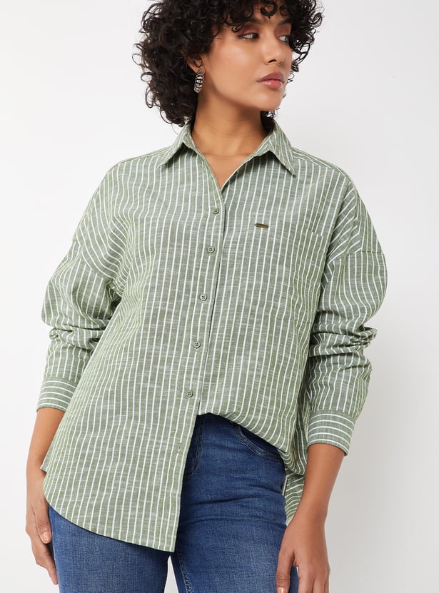 Women Striped Shirt