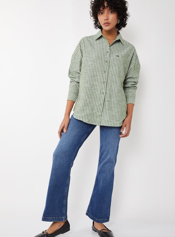Women Striped Shirt