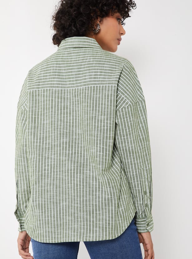 Women Striped Shirt