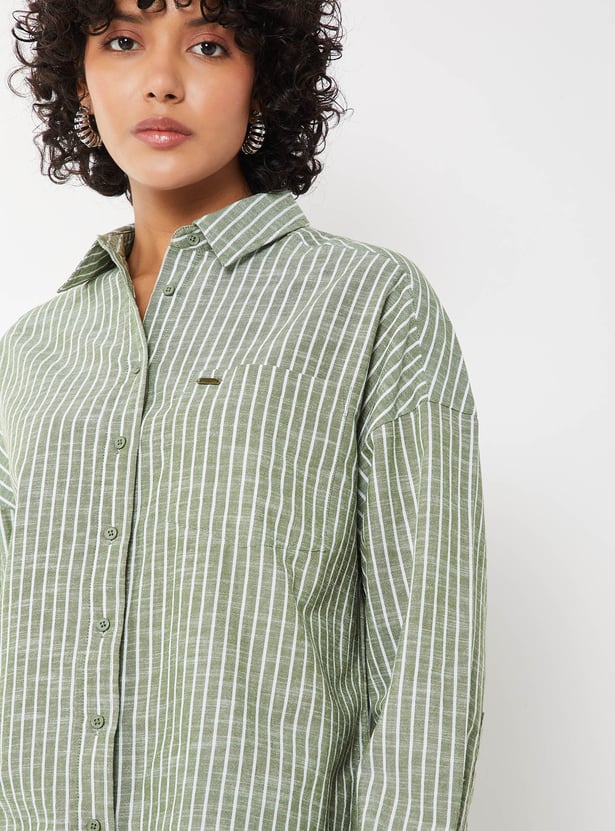 Women Striped Shirt