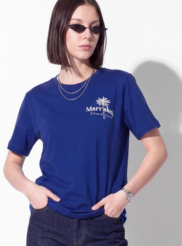 URB_N Women Relaxed Printed T-shirt