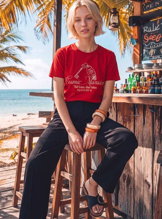 URB_N Women Printed T-shirt
