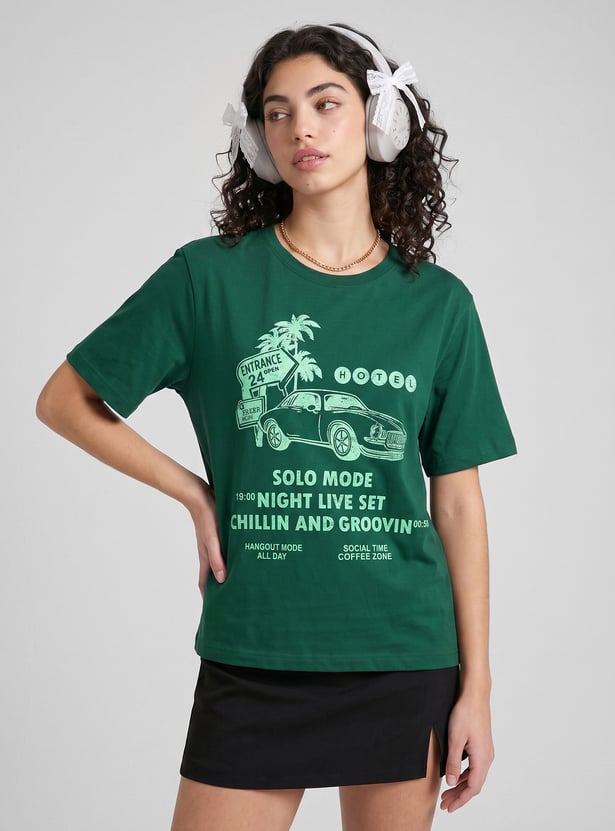URB_N Women Printed T-shirt