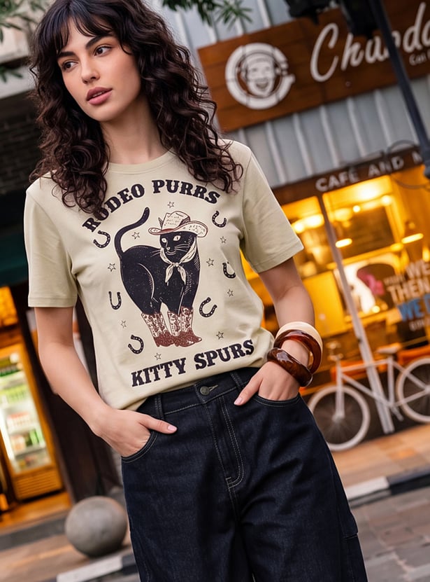 URB_N Women Printed T-shirt