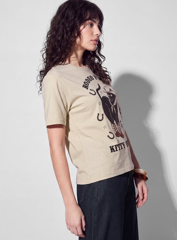 URB_N Women Printed T-shirt