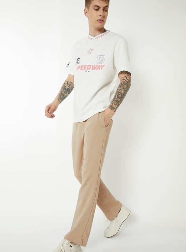 Men Solid Track Pants