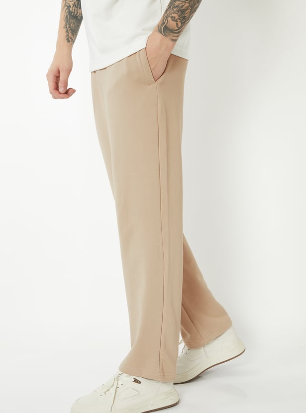Men Solid Track Pants